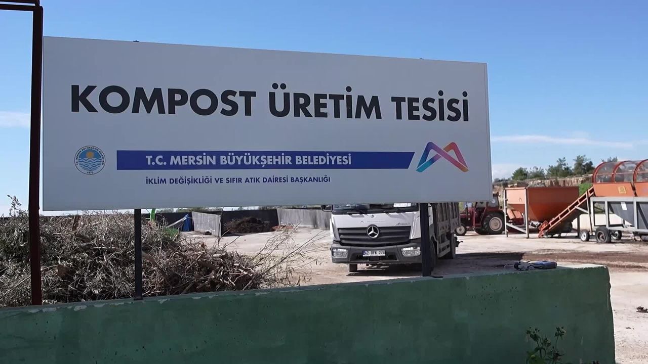 Mersin Büyükşehir'den sıfır atık atağı... 835 ton organik atık, komposta dönüştürüldü