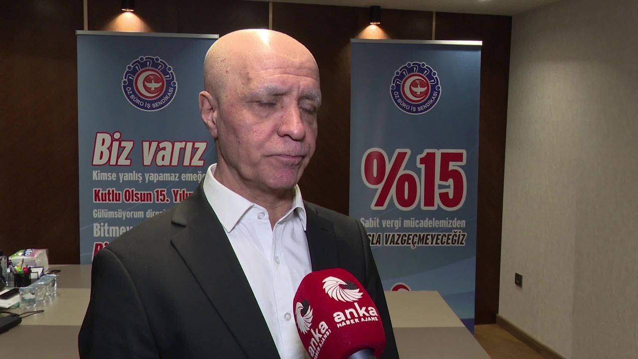 Öz Büro-İş Sendikası'ndan 'Vergi Çalıştayı': Baki Gülbaba: Çalışanlar, gelirleriyle doğru orantılı vergi konusunda yıllardır bir ihmali yaşadılar