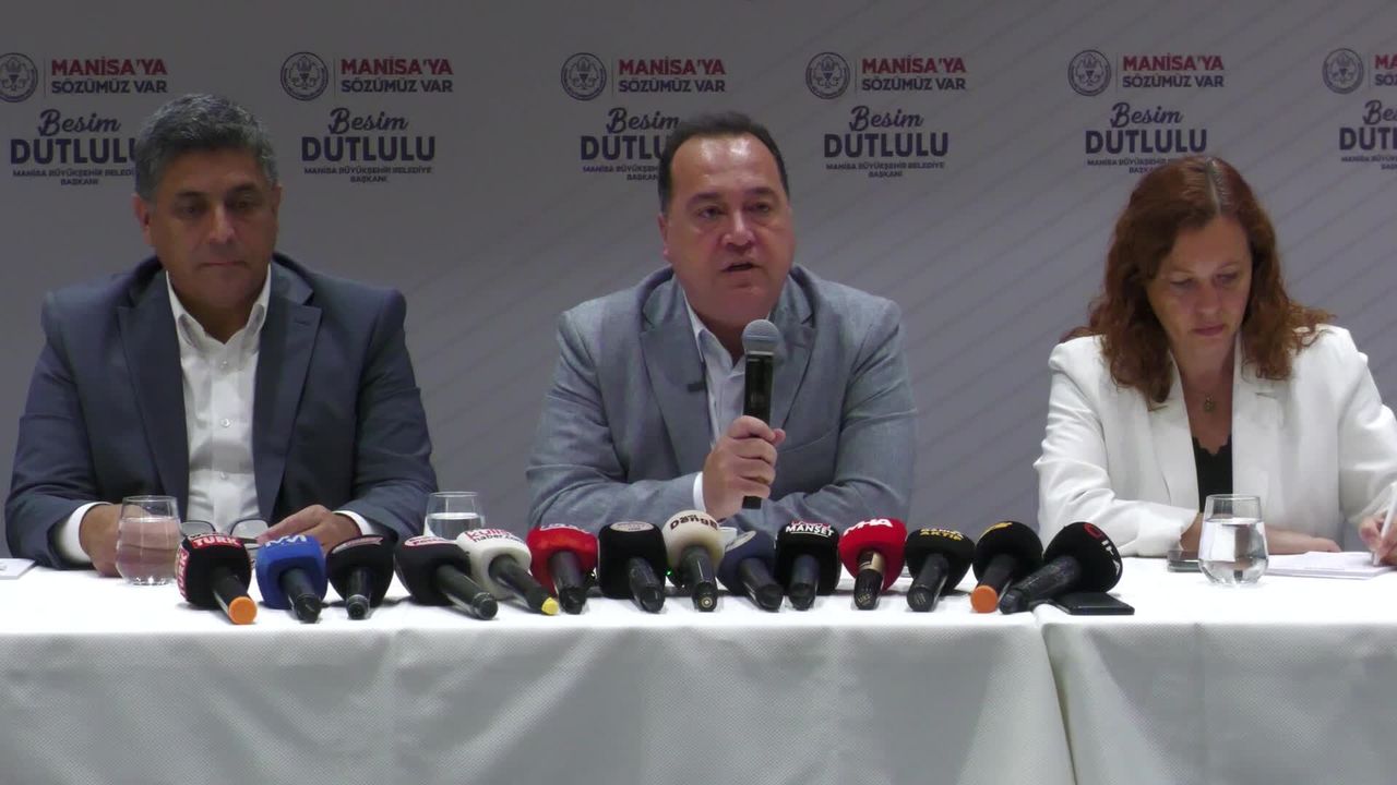 Manisa Büyükşehir Belediyesi'nden yatırım atağı... Başkan Dutlulu: 'Tüm odağımız belediyecilik'