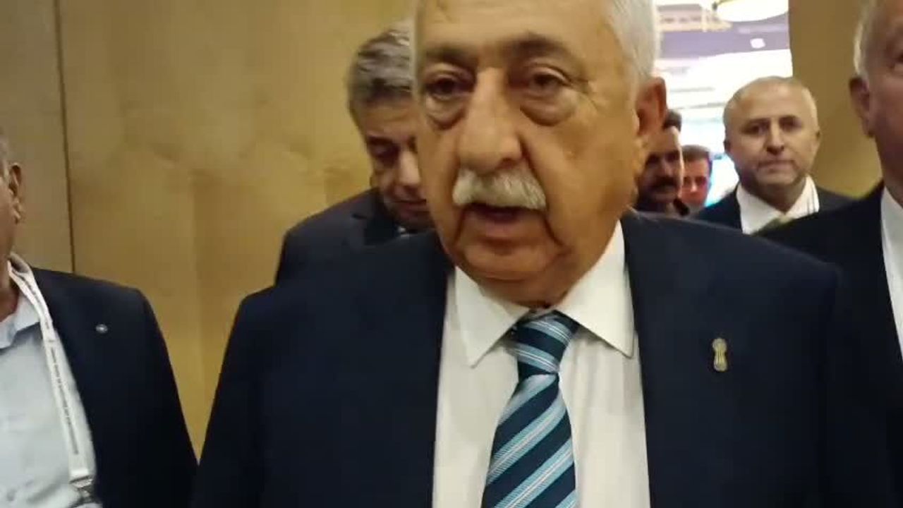 Bendevi Palandöken, TESK 22. Olağan Genel Kurulu'nda liste çıkarmayacağını bildirdi