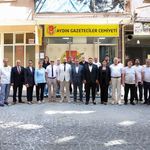 Efeler Belediye Başkanı Yetişkin'den Aydın'daki basın meslek örgütlerine ziyaret