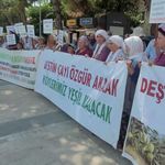 Muğla'da yapımı planlanan çimento fabrikasına karşı İdare Mahkemesi önünde nöbet başlatıldı
