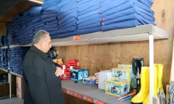 Kayseri Talas'tan örnek acil durum konteynırı