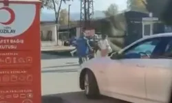 Akçakoca’da Kızılay kabininde akıl almaz görüntü