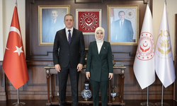 Bakan Göktaş, TBB Başkanı Sağkan ile bir araya geldi