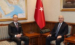 Bakan Güler, Tiran Büyükelçisi Erciyes'i kabul etti