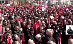 CHP'nin 'Millet İradesine Sahip Çıkıyor' mitingi... Özgür Özel: Olga'ya oluyor da Hülya'ya niye olmuyor? Olga'ya olan şey ona helal de bize niye haram? Neden bu yoksulluk?