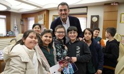 Giresun Belediye Başkanı Köse, ilkokul öğrencilerini ağırladı
