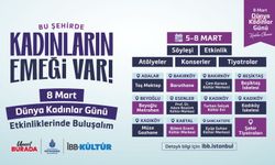 İBB, 8 Mart Dünya Kadınlar Günü'nü etkinliklerle kutlayacak