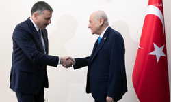 İçişleri Bakanı Mustafa Çiftçi, MHP Genel Başkanı Devlet Bahçeli'yi TBMM'deki makamında ziyaret etti