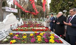 İYİ Parti lideri Dervişoğlu'ndan Necmettin Erbakan'ın kabrine ziyaret