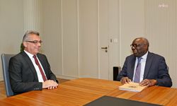 KKTC Cumhurbaşkanı Erhürman, BM BM Genel Sekreteri'nin Kıbrıs Özel Temsilcisi Diagne ile görüştü