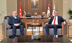 KKTC Cumhurbaşkanı Erhürman, Türkiye'nin Lefkoşa Büyükelçisi Başçeri'yi kabul etti