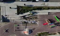 Konak'taki 'Narin Parkı'na yağmur bahçesi