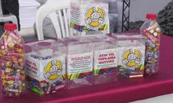 Manisa'da atık piller toplanıyor, fidanlar toprakla buluşturuluyor