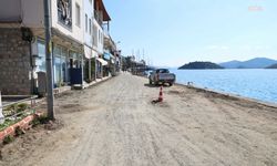 Marmaris Bozburun sahil bandı yenileniyor