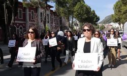 Muğla'da kadınlar sessiz yürüyüş gerçekleştirdi