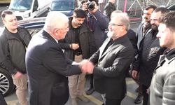 Müsavat Dervişoğlu'ndan Selahattin Özgündüz'e taziye ziyareti