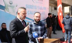 Şam Büyükelçisi Nuh Yılmaz'dan Muaddemiye bölgesinde yardım programına katılım