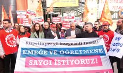 Seyit Aslan'dan Özel İtalyan Lisesi'nde grev yapan Türk öğretmenlere destek: 'Burada çalışan İtalyan öğretmenlerle Türk öğretmenler arasında 6 kat ücret farkı var, bu asla kabul edilemez'