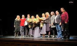 Tepebaşı'nda kadınlar, 8 Mart'ı tiyatro ile kutladı