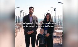 Tuzla Belediyesi'nden kanseri yenen Almira için balonlu kutlama