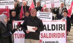 Vatan Partililerden Bilecik'te basın açıklaması: 'Gün İran ile dayanışma günüdür'