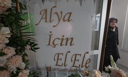 Yozgat'ta SMA hastası Alya bebeğe destek için Ukraynalı gelin kermes düzenledi