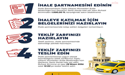 11 ilçeye 100 taksi plakası için ihale başvuruları devam ediyor