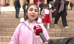 23 Nisan Ulusal Egemenlik ve Çocuk Bayramı'nda çocuklar Anıtkabir'de: 'Atatürk'ü asla kalbimizden silmeyeceğiz'