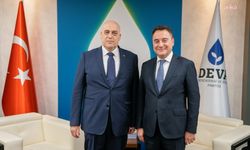 Ali Babacan, Filistin'in Ankara Büyükelçisi Nasri Abu Jaish ile bir araya geldi