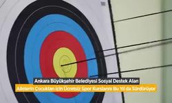 Ankara Büyükşehir Belediyesi, çocuklara yönelik ücretsiz spor kurslarını bu yıl da sürdürüyor