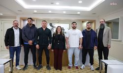 Antalya Büyükşehir Belediye Başkan Vekili Özdemir, başpehlivanları ağırladı