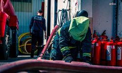 Antalya İtfaiyesi'nin 45 yeni personeli görev yerlerine atandı