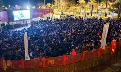 Antalya'da milli zafer coşkusu