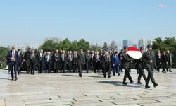 AYM'nin 64. kuruluş yıl dönümü... Anayasa Mahkemesi heyeti, Anıtkabir'i ziyaret etti