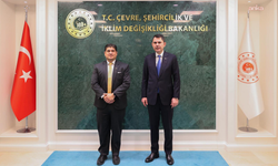 Bakan Kurum, Kosta Rika'nın eski Cumhurbaşkanı Quesada ile bir araya geldi