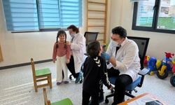 Bakırköy Belediyesi Tıp Merkezi'nde ilçeli çocuklar sağlık taramasından geçiriliyor