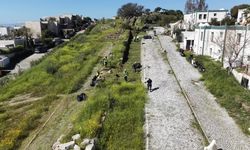 Bodrum'da antik Halikarnassos Surları'nda Turizm Haftası hazırlığı