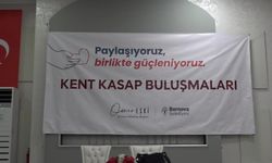Bornova'da Kent Kasap'tan yararlanan aileler dayanışma yemeğinde buluştu