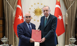 Cumhurbaşkanı Erdoğan, AYM Başkanı Özkaya'yı kabul etti