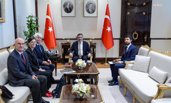 Cumhurbaşkanı Yardımcısı Yılmaz, İsviçre'nin Ankara Büyükelçisi Scheurer'i kabul etti