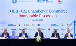 Cumhurbaşkanı Yardımcısı Yılmaz: TOBB ve ABD Ticaret Odası ile imzalanan mutabakat ile ticaret hacmi 100 milyar dolar hedefine çıkarıldı