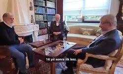 Davutoğlu, IPU Grubu Başkanı Manouchehr Mottaki ve Brezilya eski Dışişleri Bakanı Celso Amorim ile görüştü