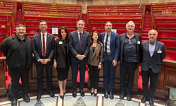 DEM Parti Eş Genel Başkanı Bakırhan, Fransa'da Thomas Portes ve Jean Christophe Sellin ile görüştü