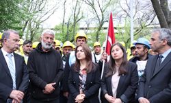 DEM Parti'den madencilere destek ziyareti