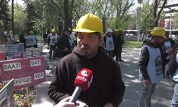 Doruk Madencilik işçileri, açlık grevinin altıncı gününde... Maden işçisi Satı Kaynak: 'Yedi yaşındaki oğlum Ayaş'a yürüdüğümde, 'oyuncağımı satayım, gel' dedi'