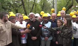 Doruk Madencilik işçileri Kurtuluş Parkı'nda... Başaran Aksu: 'Kıdemlerimizi, ihbarlarımızı, özlük haklarımızı bugünkü faiz oranlarıyla versinler'