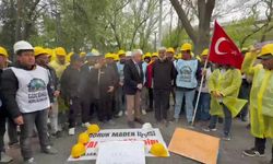 Doruk Madencilik işçileri Kurtuluş Parkı'nda... CHP'li Bakırlıoğlu, TMSF ve bakanlıklara çağrı yaparak işçilerin mağduriyetinin giderilmesini istedi