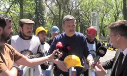Doruk Madencilik işçilerinin açlık grevi sürüyor... Erkan Baş: 'Yarın bu mağduriyetin artık sonuna gelmesini istiyoruz'